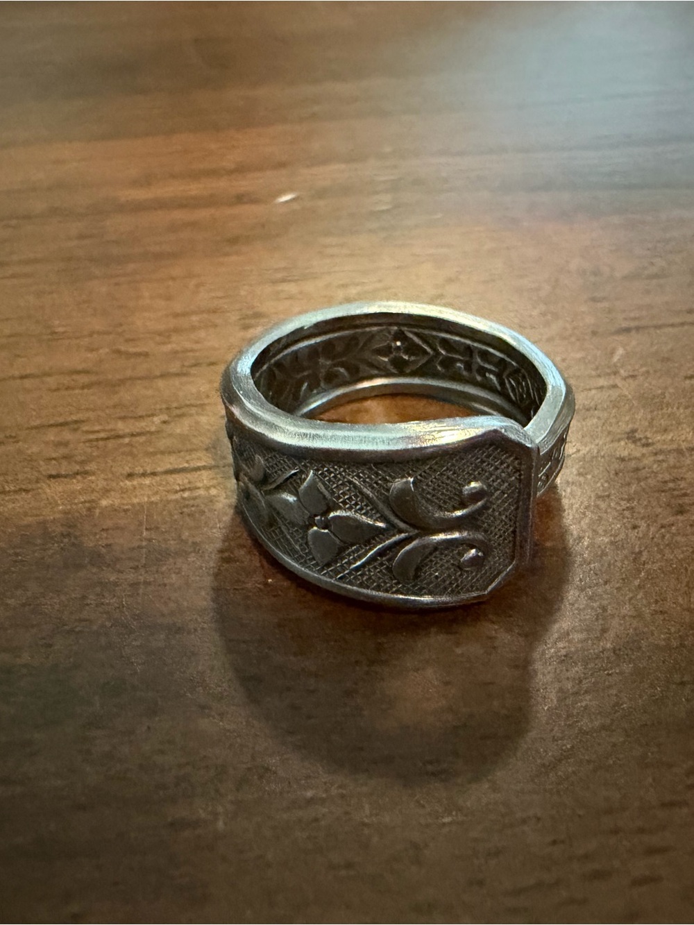 Stainless Spoon Ring Size 11 - Picture 5 of 12